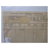 2 Financial Documents For Ernest Hemingway
