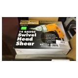 Chicago Electric 14 gauge swivel head shear in