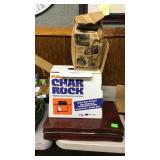Pumice char rock for gas grill