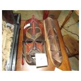 2 African Masks 16 & 19"