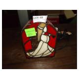 Stained Glass Angel Lamp