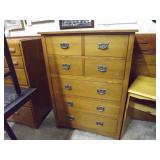 Basset Upright Dresser W/Brass Handles