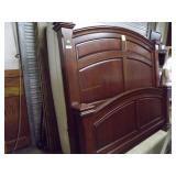 King Bed W/ Headboard, Footboard, Mattress, Base