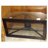 Glass & Metal Tv Stand 42X22X19