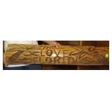42" Chainsaw Art Love Florida