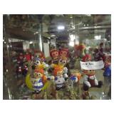 17 Raggedy Anne Figurines