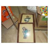 2 Raggedy Anne & Andy Needlepoint