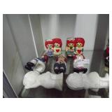2 Raggedy Anne Planters & 5 Figurines