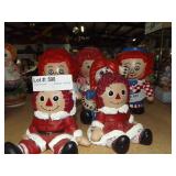 6 Raggedy Anne Ceramics