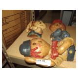 3 Raggedy Anne Chalk Arts