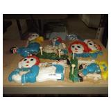 5 Pcs. Raggedy Anne Wall Art