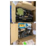 Two boxes electrical components - LED display