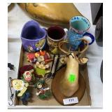 8pc: Deer Head Art Hanger, Christmas Ornaments, x2