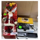 4pc: Standing Santa Figure, Argus Camera, Kodak St