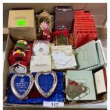 23pc Christmas Decorations; Frame, Plug-in m