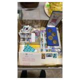 Assorted Stamps, Set of Coins