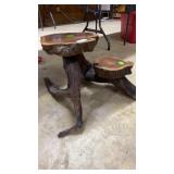 2 Tier Natural Wood Stand
