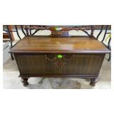 Ornate Cedar Turned Top and Legs