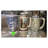 3pc Avon Brazil Crafted Steins