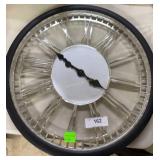 Clear faced Roman Numeral Wall Clock