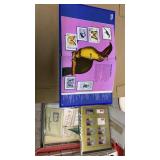 Assorted Stamps and Stamp Book