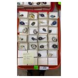 x78 Assorted Flower Pendant Necklaces