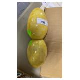 Polish Stone Egg Shaped Bookends