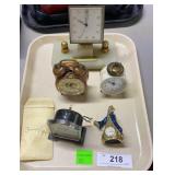 5pc Desk and Alarm Clocks