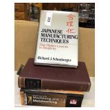 3- metal working books, 1- Japanese techniques,