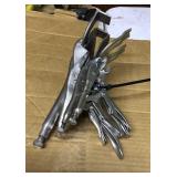 5- Vise Grip Pliers, 3- Small Ones, 2- Large Ones