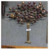 Copper& brass art tree