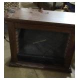 Electric fireplace with remote 32x27 in high