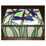 Dragonfly Stained Glass Box