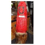 Chainsaw Art Cardinal 21 1/2"H
