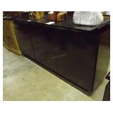 Black Lacquered Credenza 16X31X16
