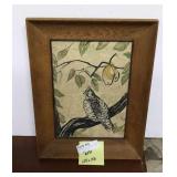 Bird print on limb