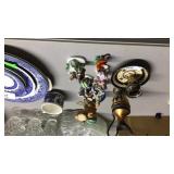 Tourist pieces, occupied Japan figurines & German