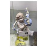 Lladro baby with stars 4" H