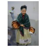 Royal Doulton  figure: The Orange Lady