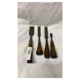 4 Early American Chisels