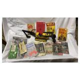 13 Cub & Boy scout books & Vintage Tonka Backhoe