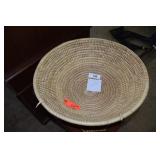 Outer banks style hand woven low country basket