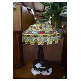 Leaded glass Tiffany style table lamp