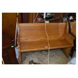 Oak Deacons bench