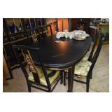 Oriental Dinning Table & 6 Chairs