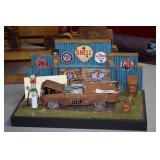 1957 Chevy Custom fantasy diorama  1:18 scale.