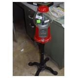 Vintage style bubble gum machine on stand