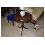 Furgeson mahogany pie crust table