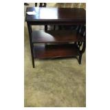 Mahogany 2 Shelf End/Magazine Table