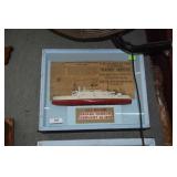 Shadow box of USS Maine